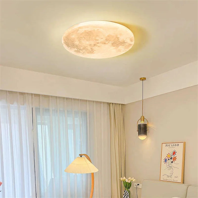 Zolven Moon Design Ceiling Light