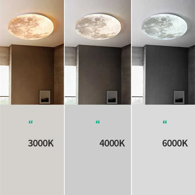 Zolven Moon Design Ceiling Light