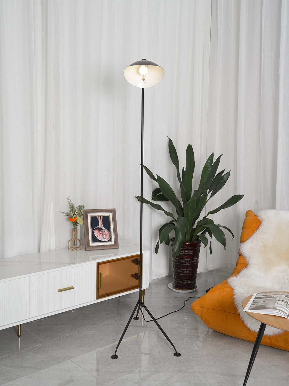 Baely Industrial Floor Lamp