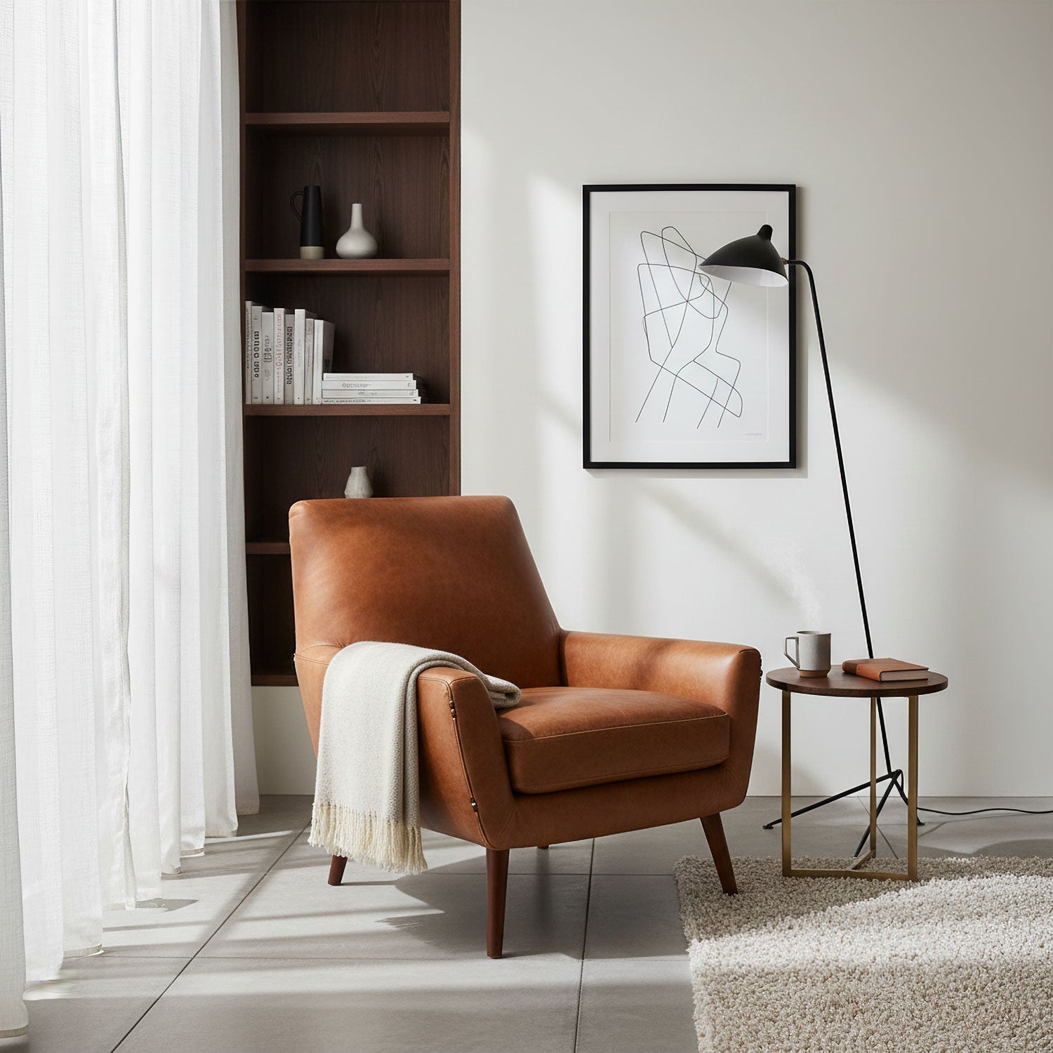 Baely Industrial Floor Lamp