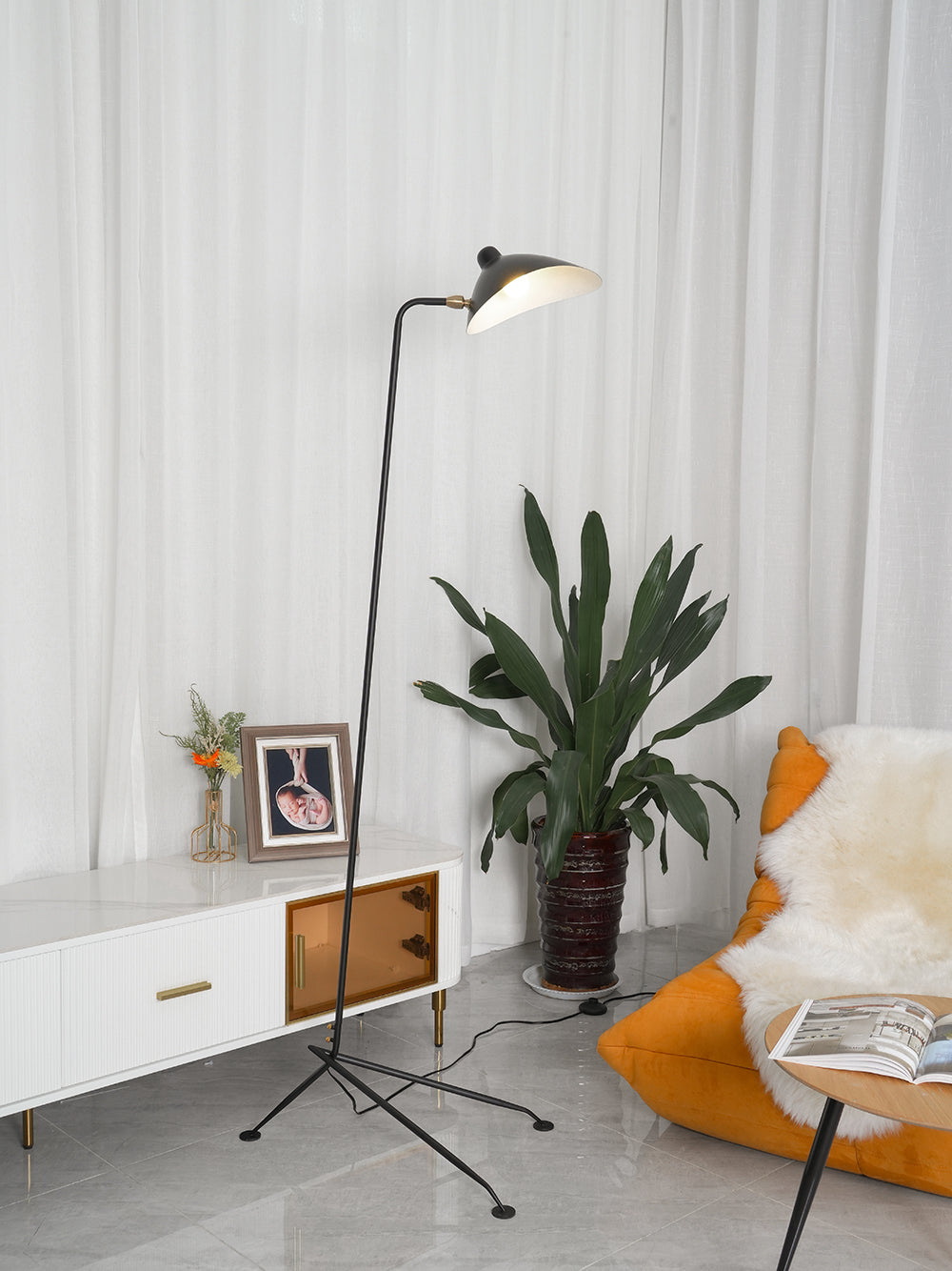 Baely Industrial Floor Lamp