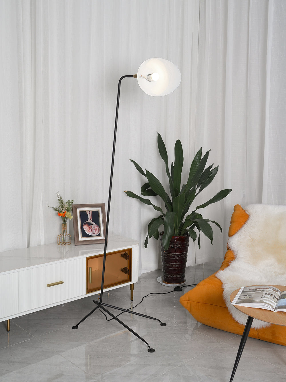Baely Industrial Floor Lamp