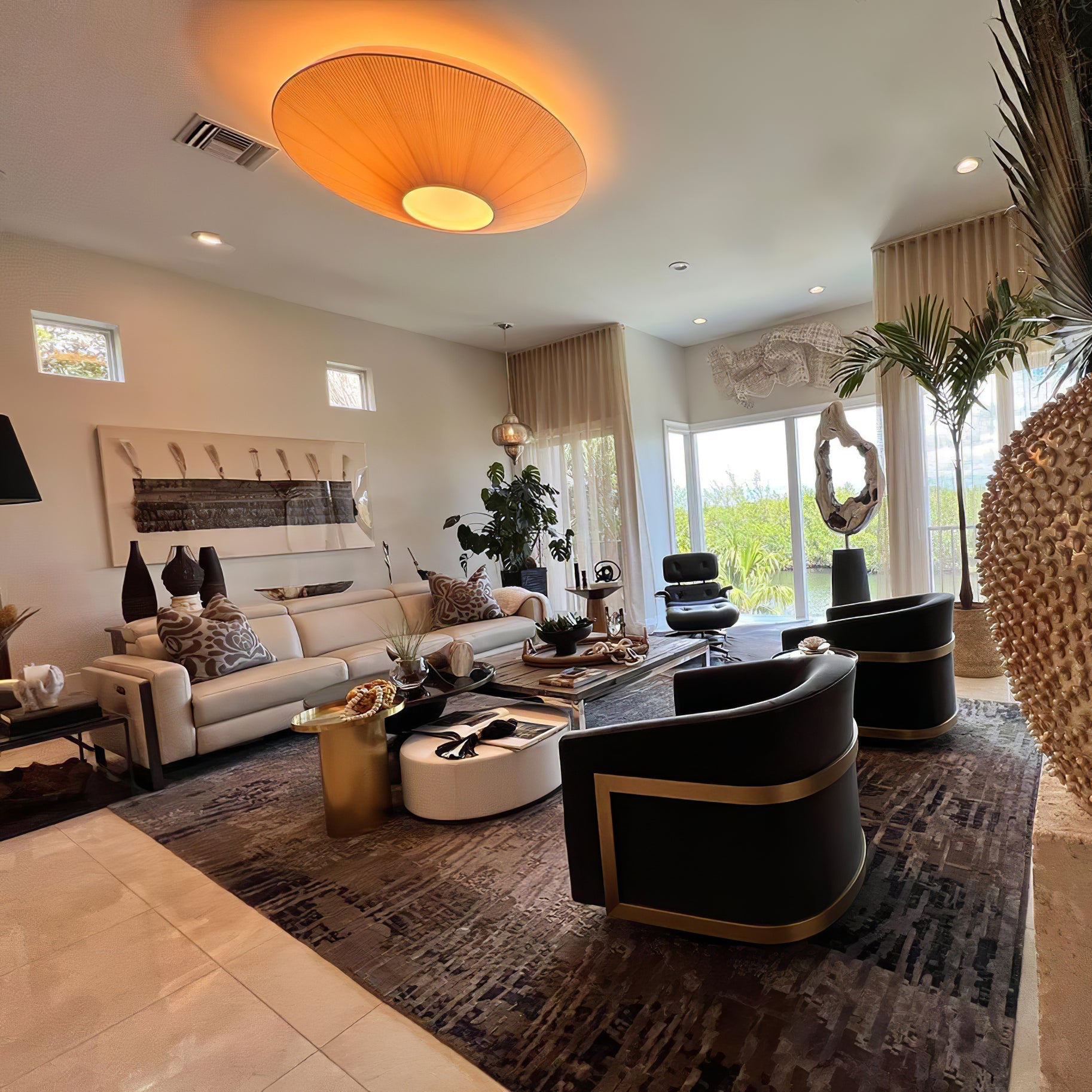 Arenyn Round Ceiling Light