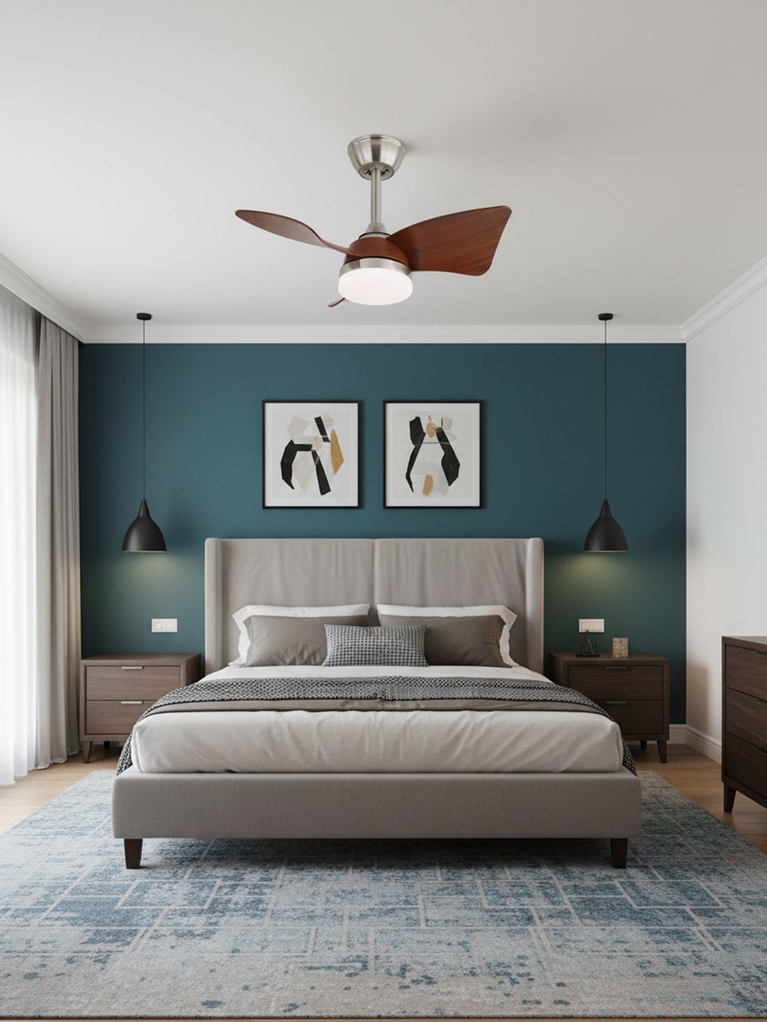 Avolavo Modern Ceiling Fan Light