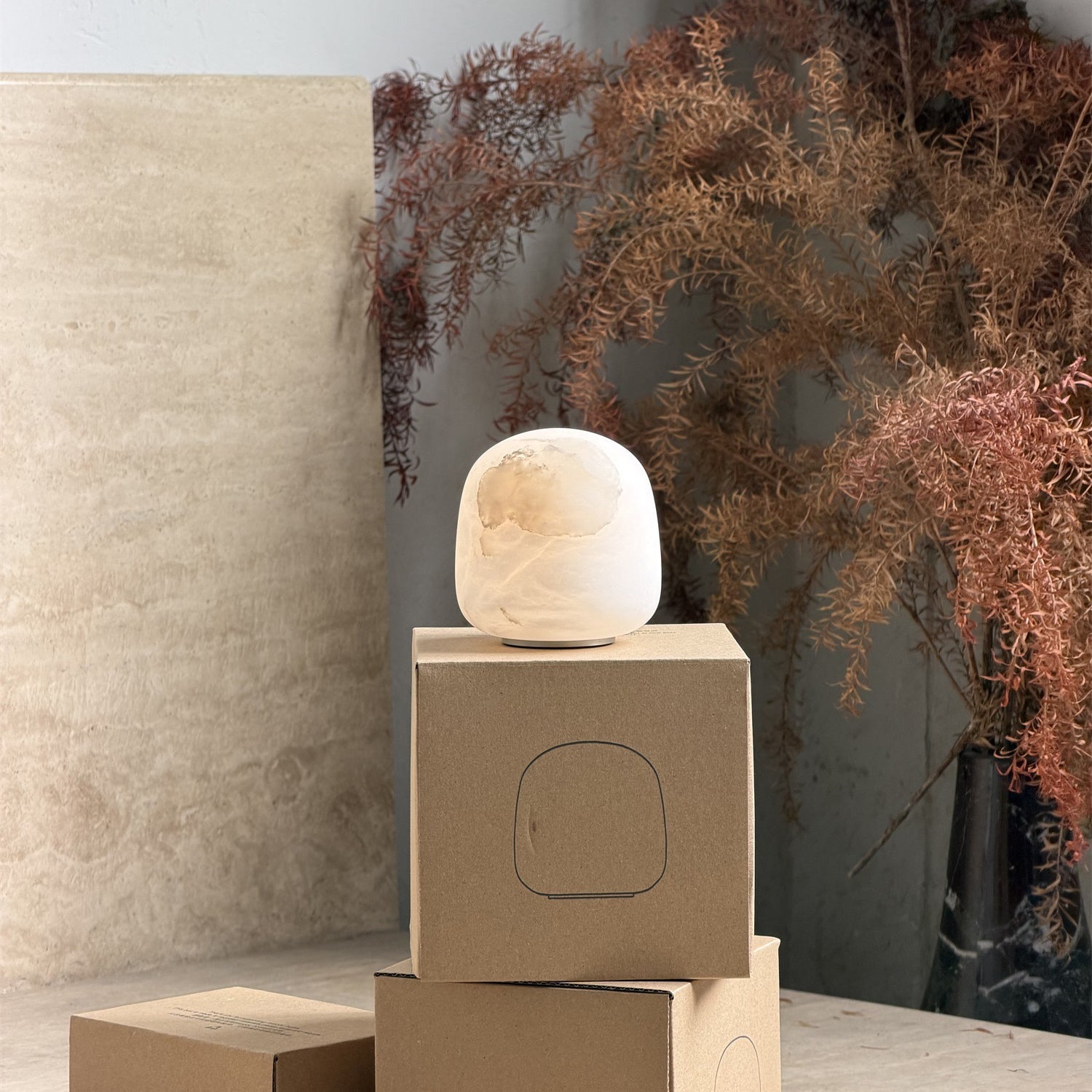 Bazorello Alabaster Table Lamp