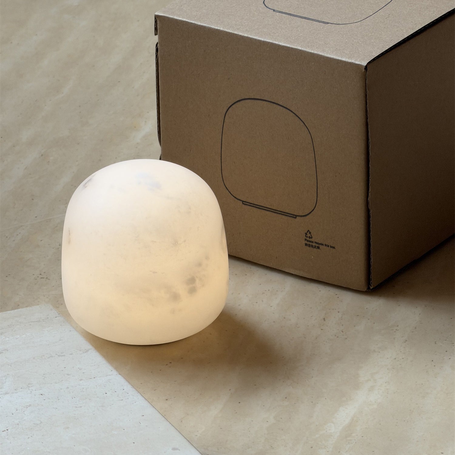 Bazorello Alabaster Table Lamp