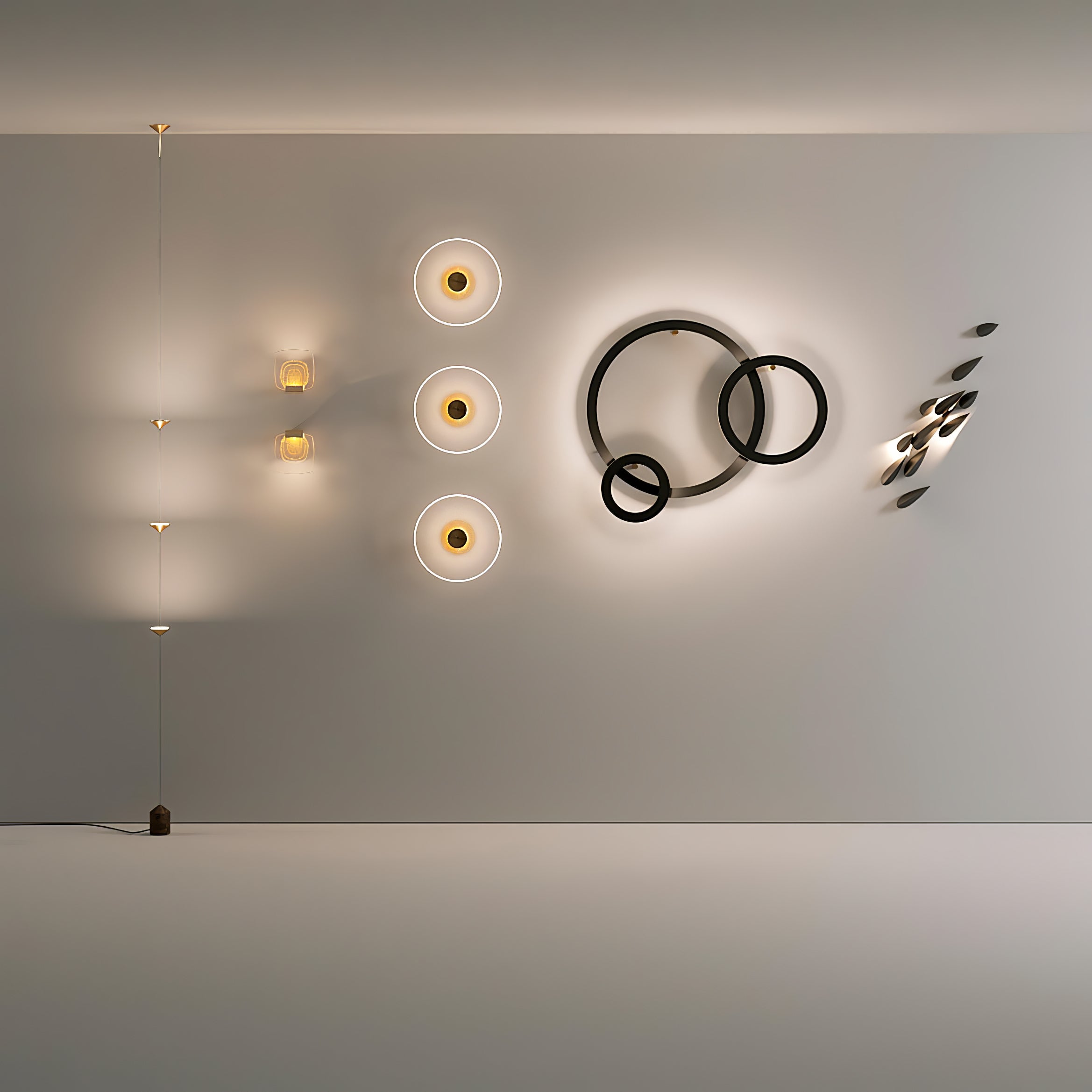 Alirya Cone Floor To Ceiling Lamp