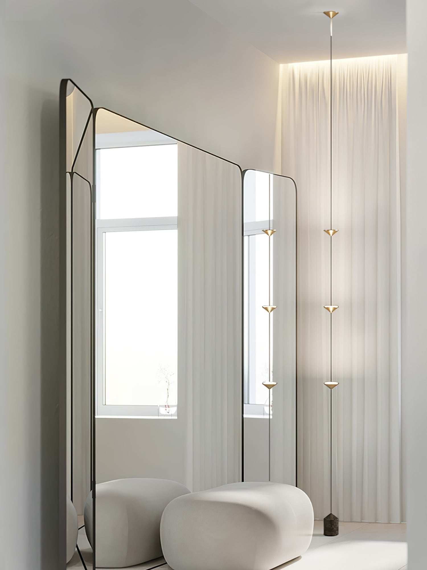 Alirya Cone Floor To Ceiling Lamp