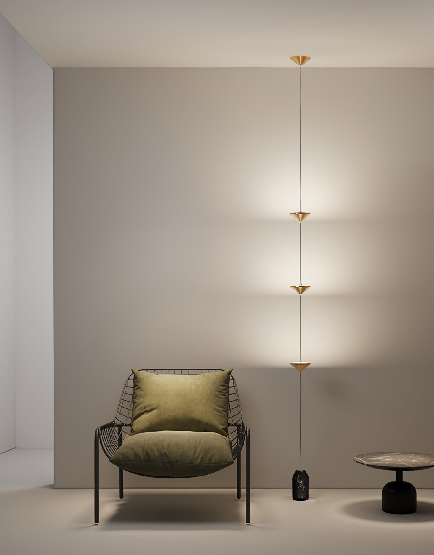 Alirya Cone Floor To Ceiling Lamp