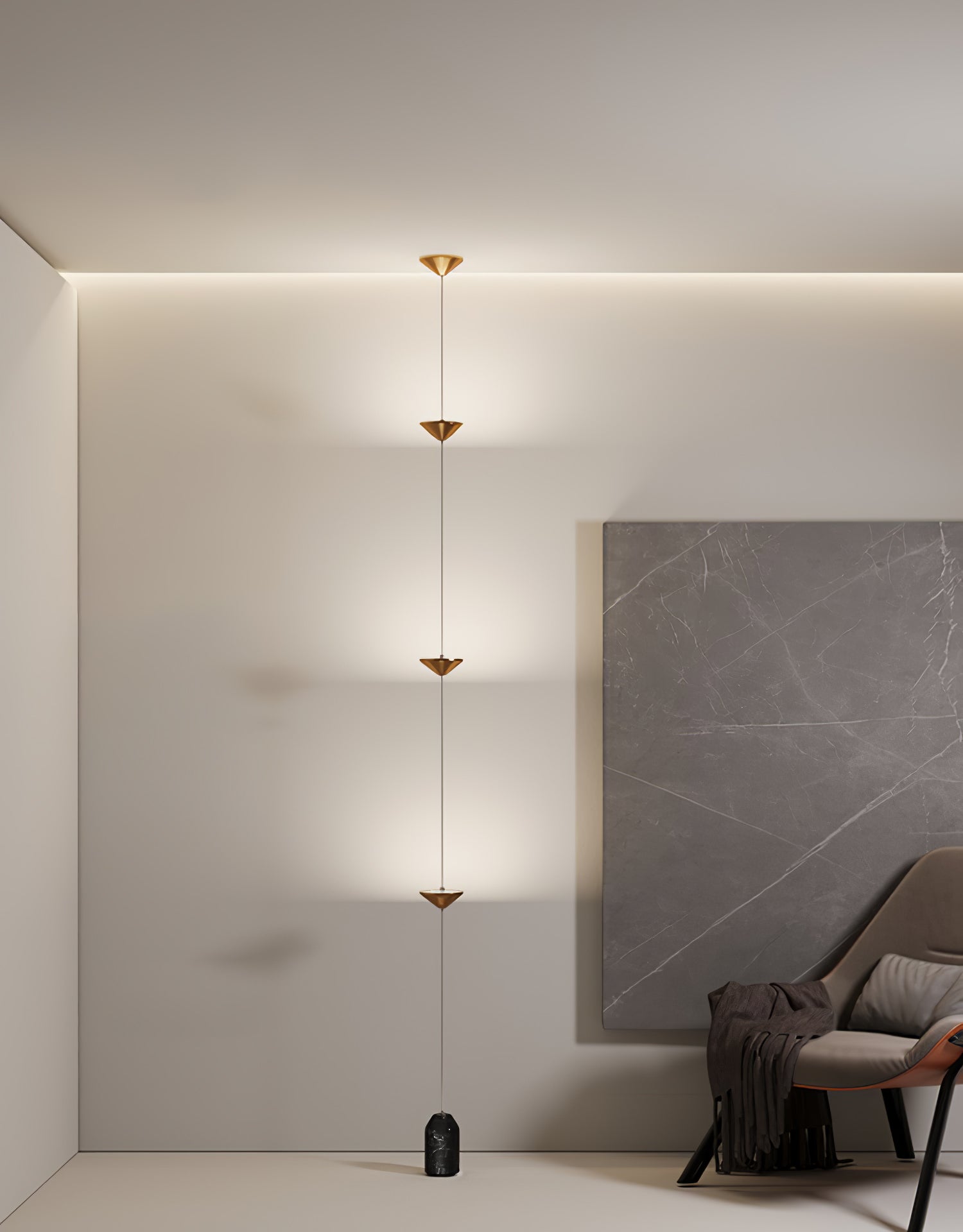 Alirya Cone Floor To Ceiling Lamp