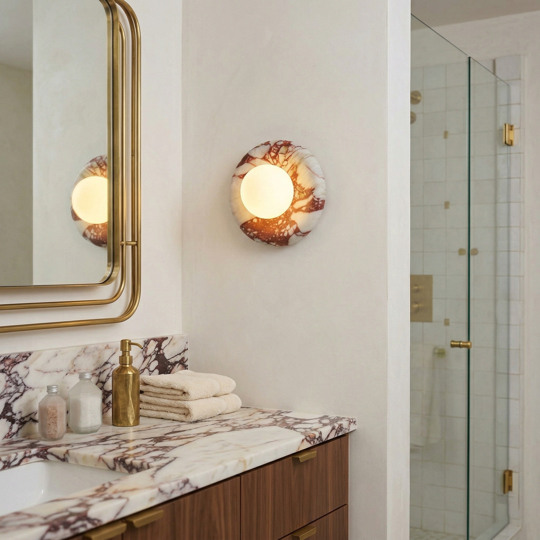 Alronro Round Wall Light