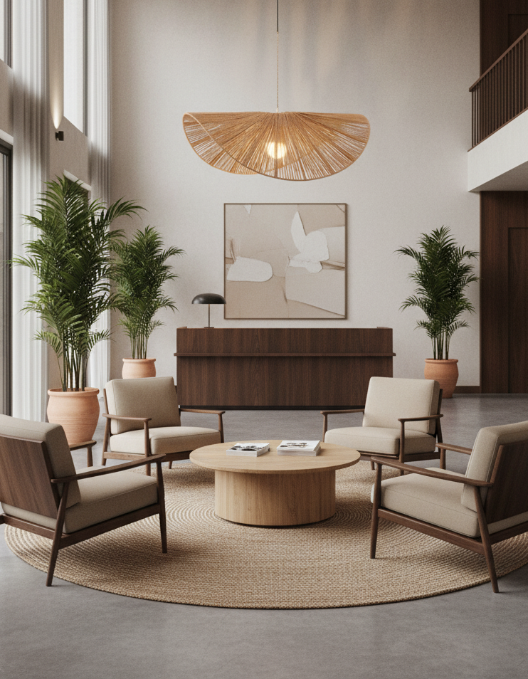 Straw Hat Pendant Light – detail 9