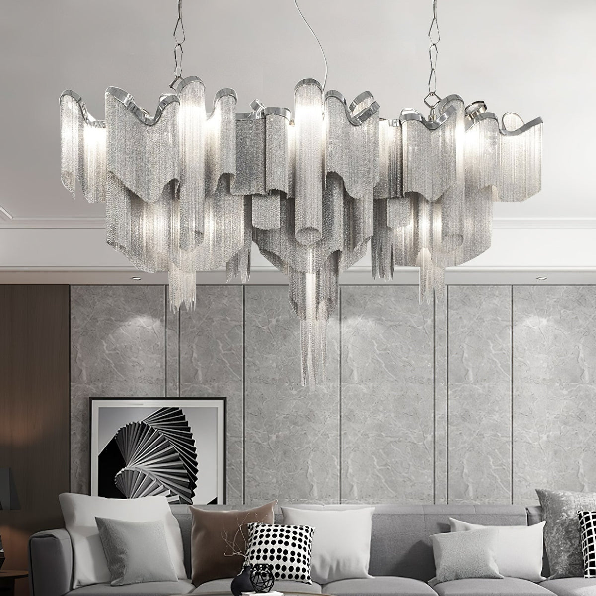 Stream Chain Chandelier – detail 15