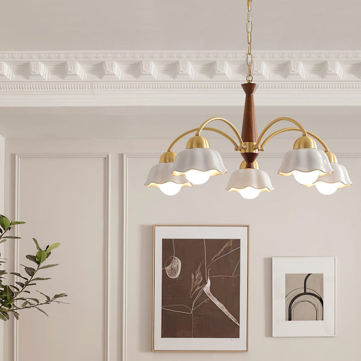 Siseralo Mid Century Chandelier