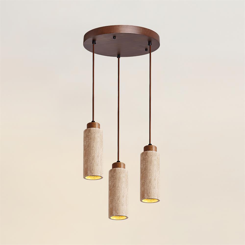 Lumeva Travertine Pendant Light