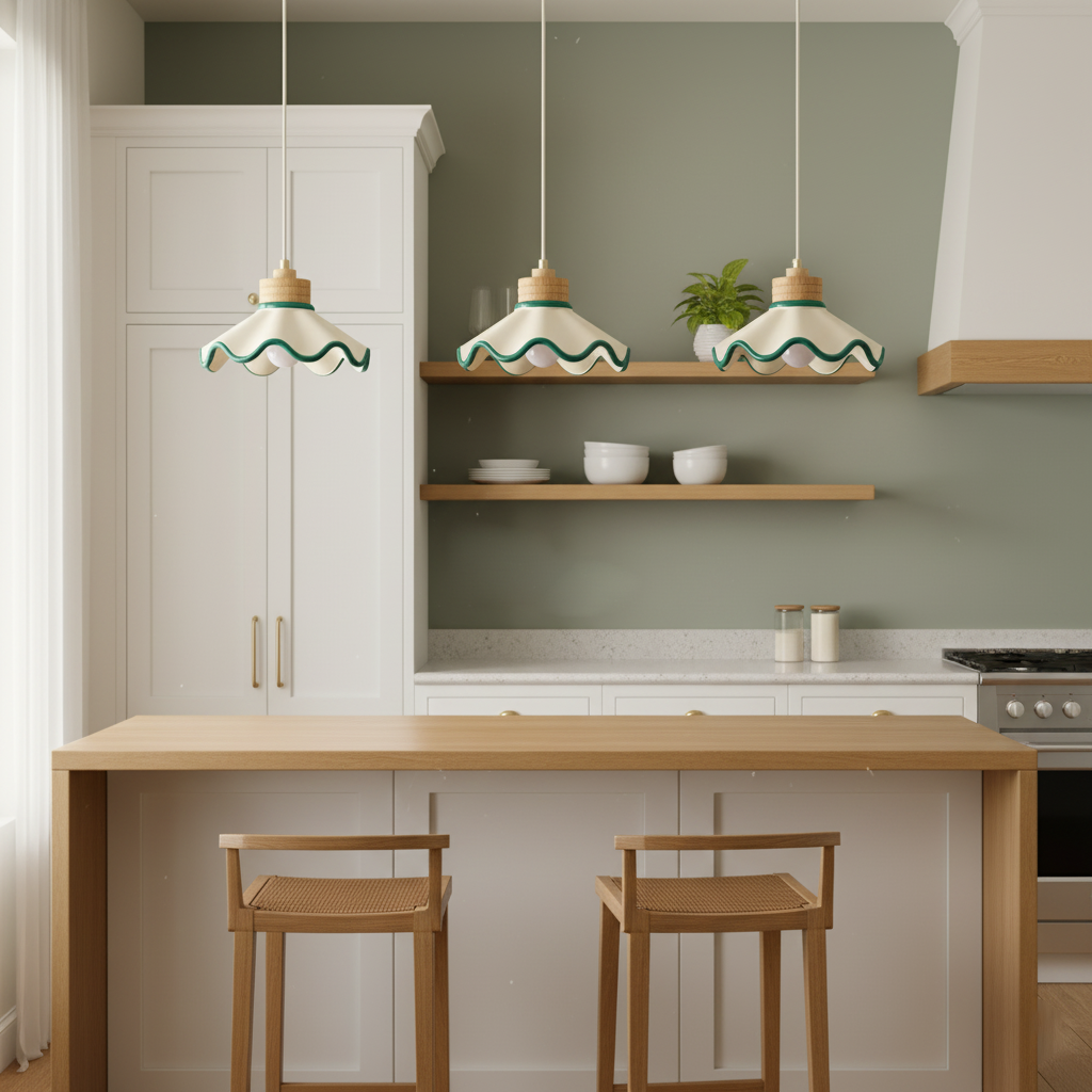 Najano Scalloped Pendant Light