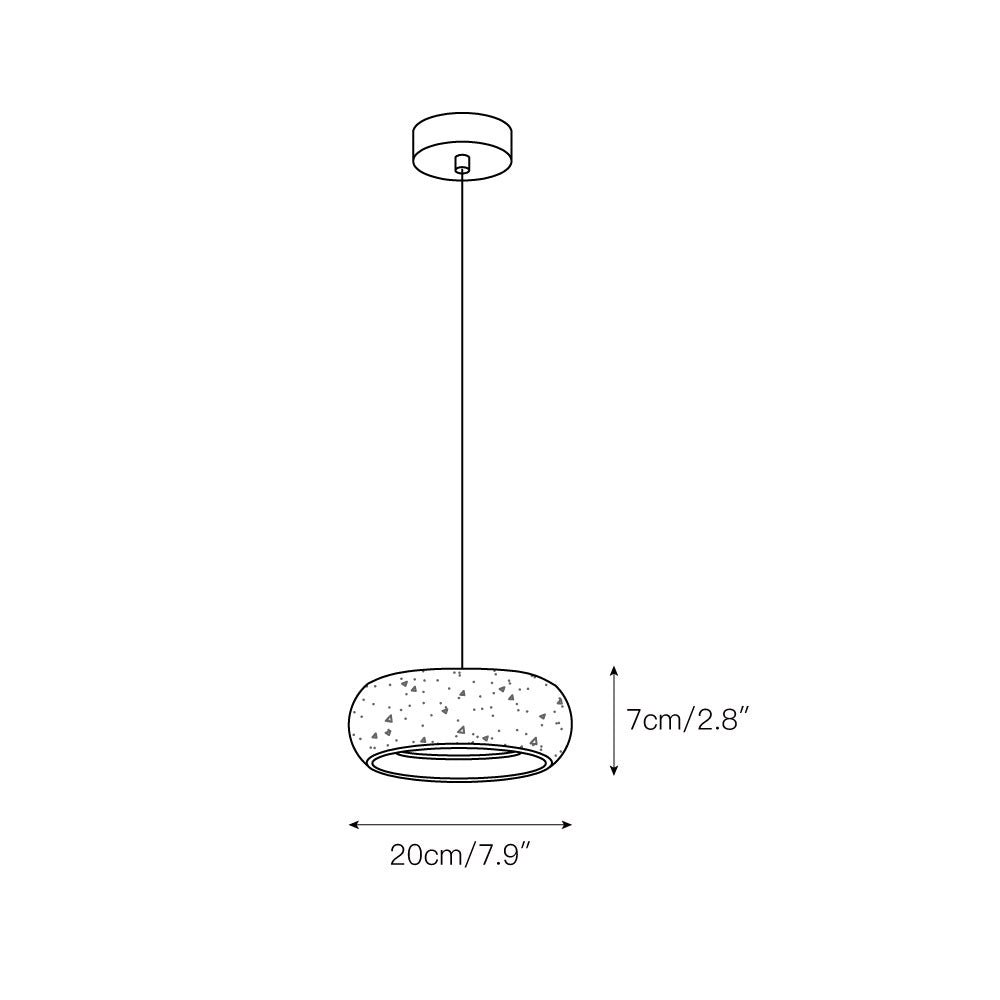 Asoe Drum Pendant Light