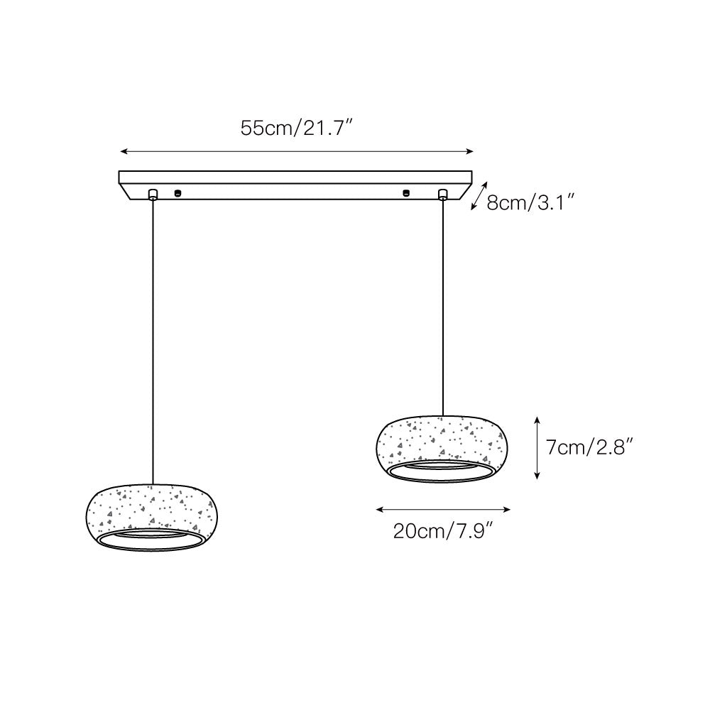 Asoe Drum Pendant Light
