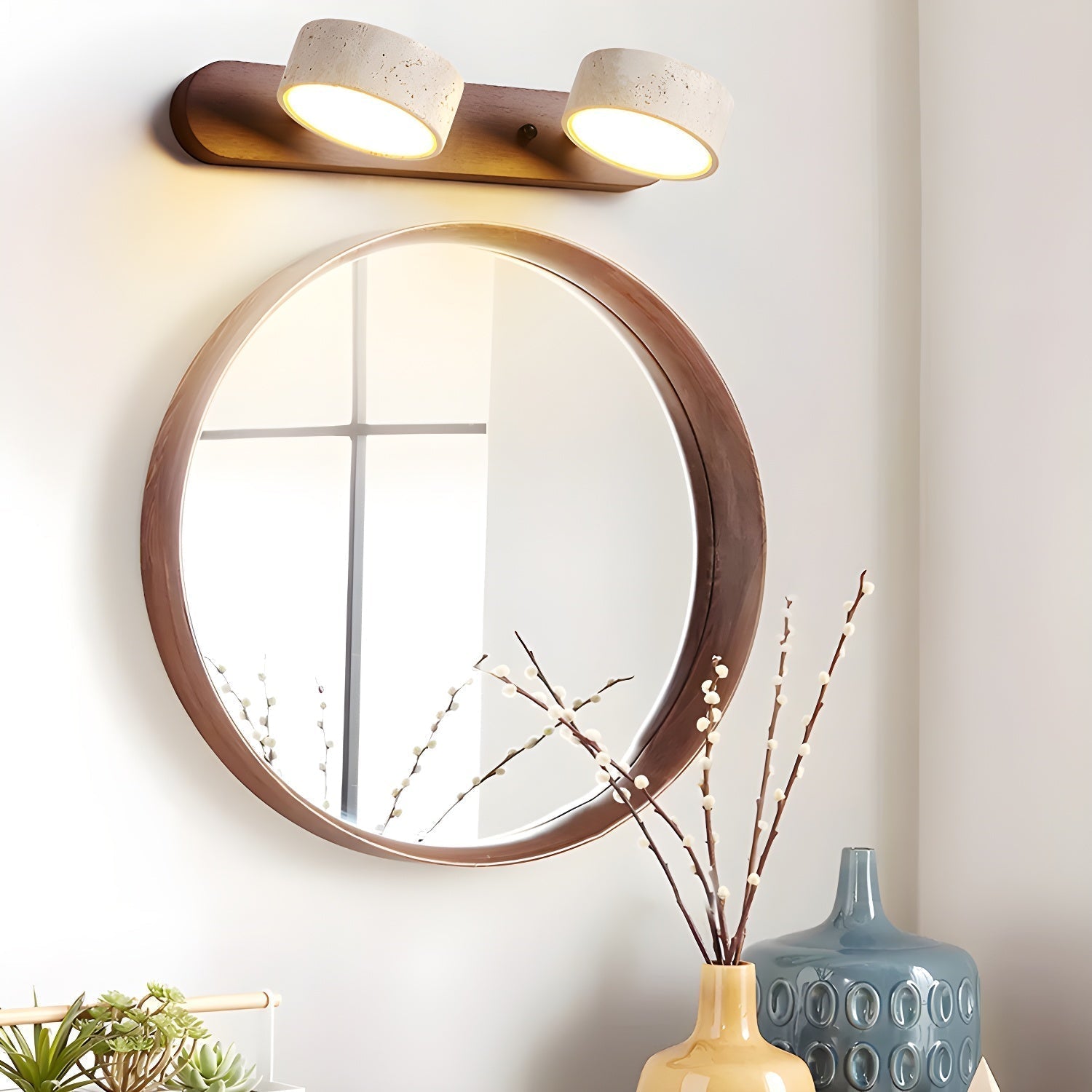 Keliso Travertine Wall Light