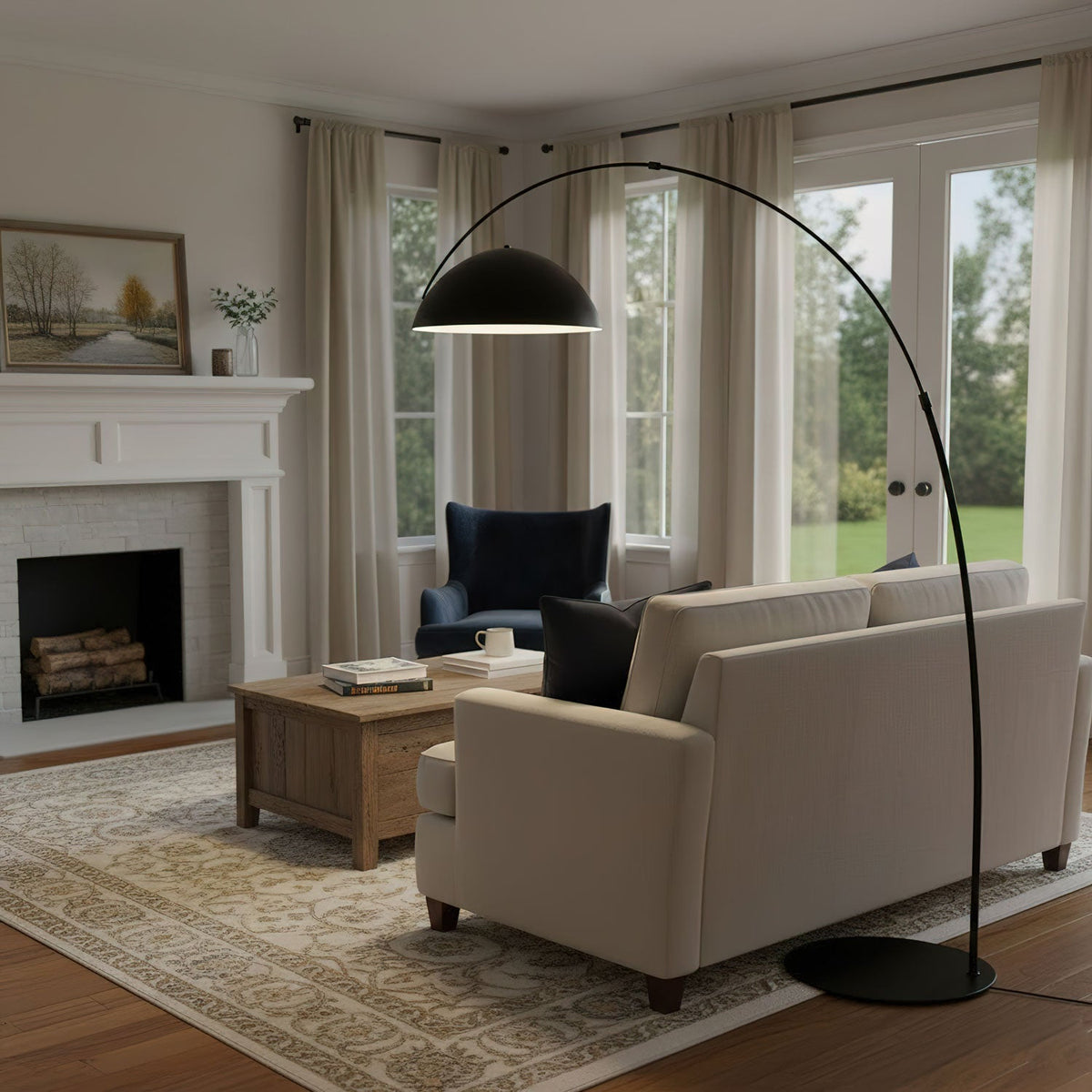 Rivon Arc Floor Lamp