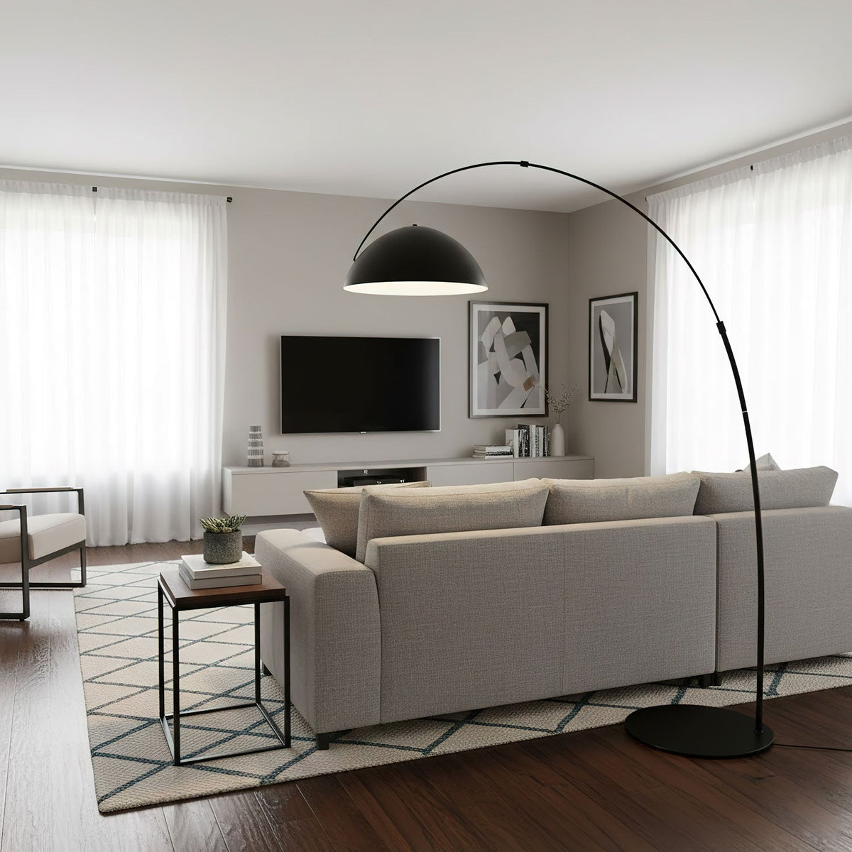 Rivon Arc Floor Lamp