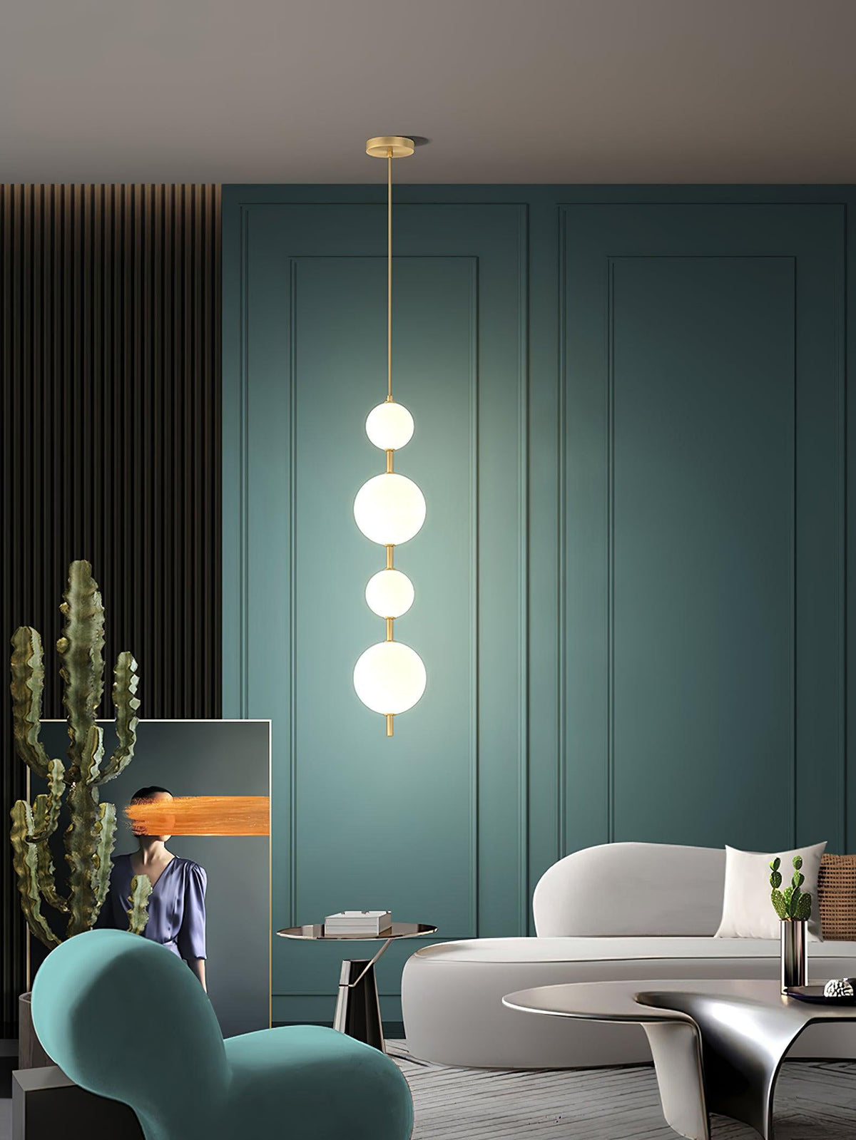 Rojo Globe Pendant Light