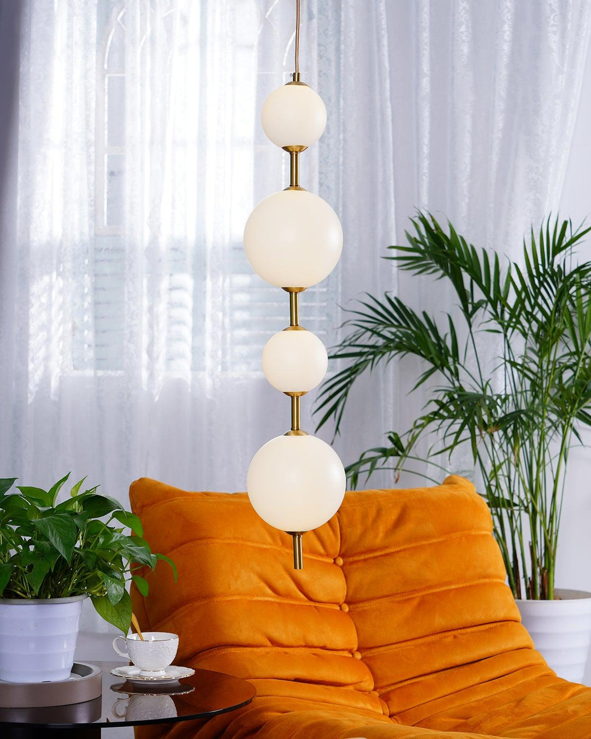 Rojo Globe Pendant Light