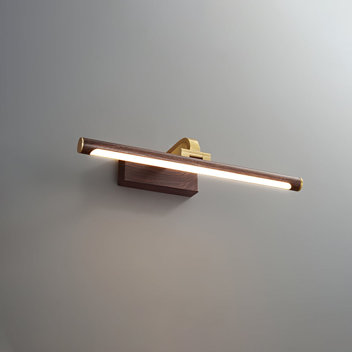 Walnut Color Linear LED Wall Light – detail 22
