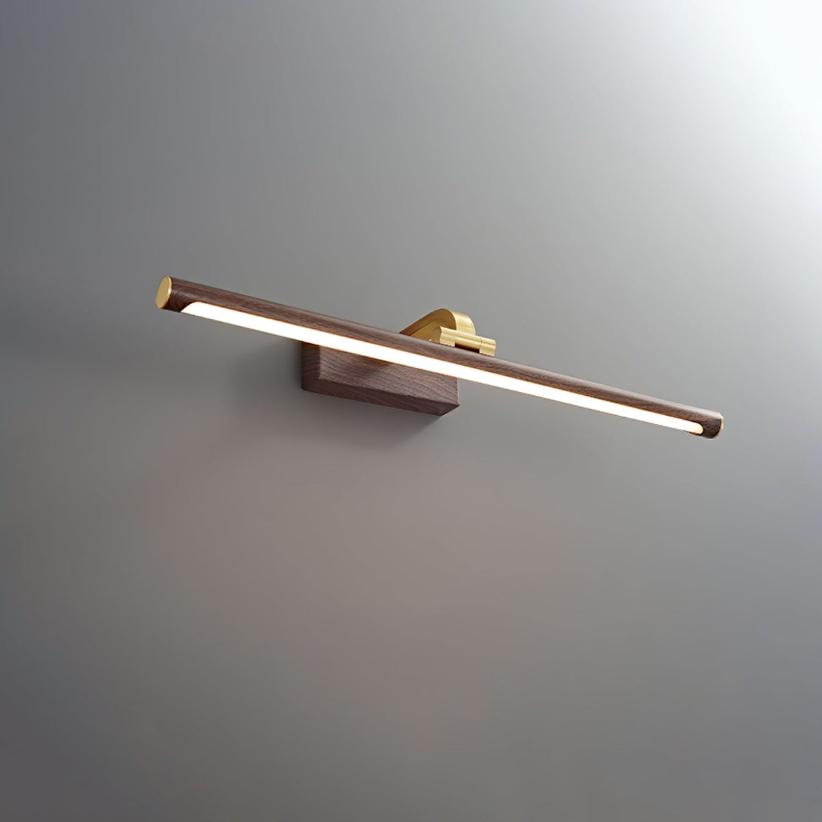 Walnut Color Linear LED Wall Light – detail 32