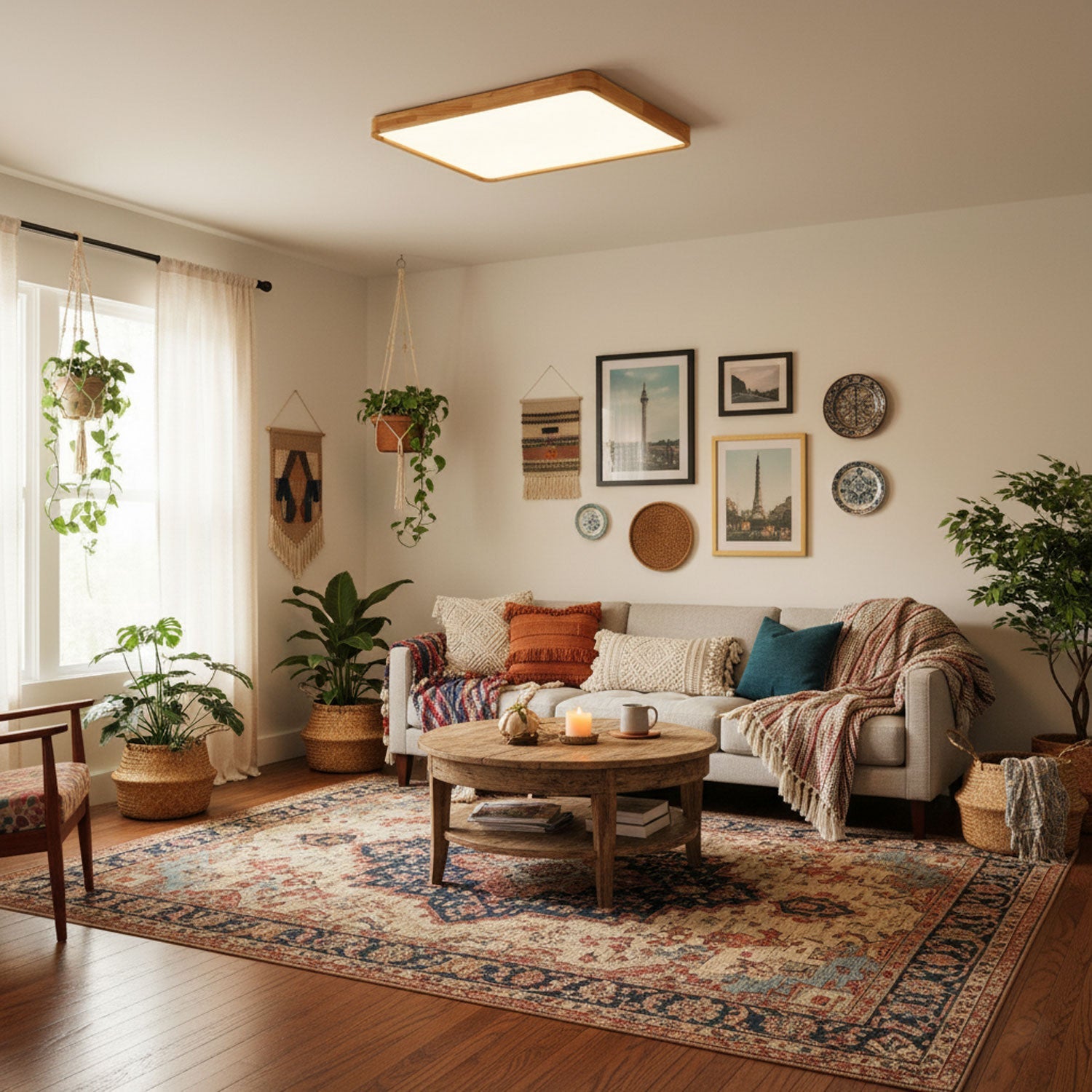 Alerain Geometric Ceiling Light