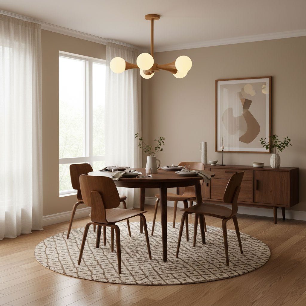 Wooden Nera Chandelier – detail 4