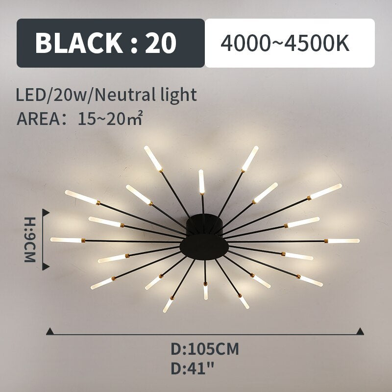 Arralessa Firework Ceiling Light