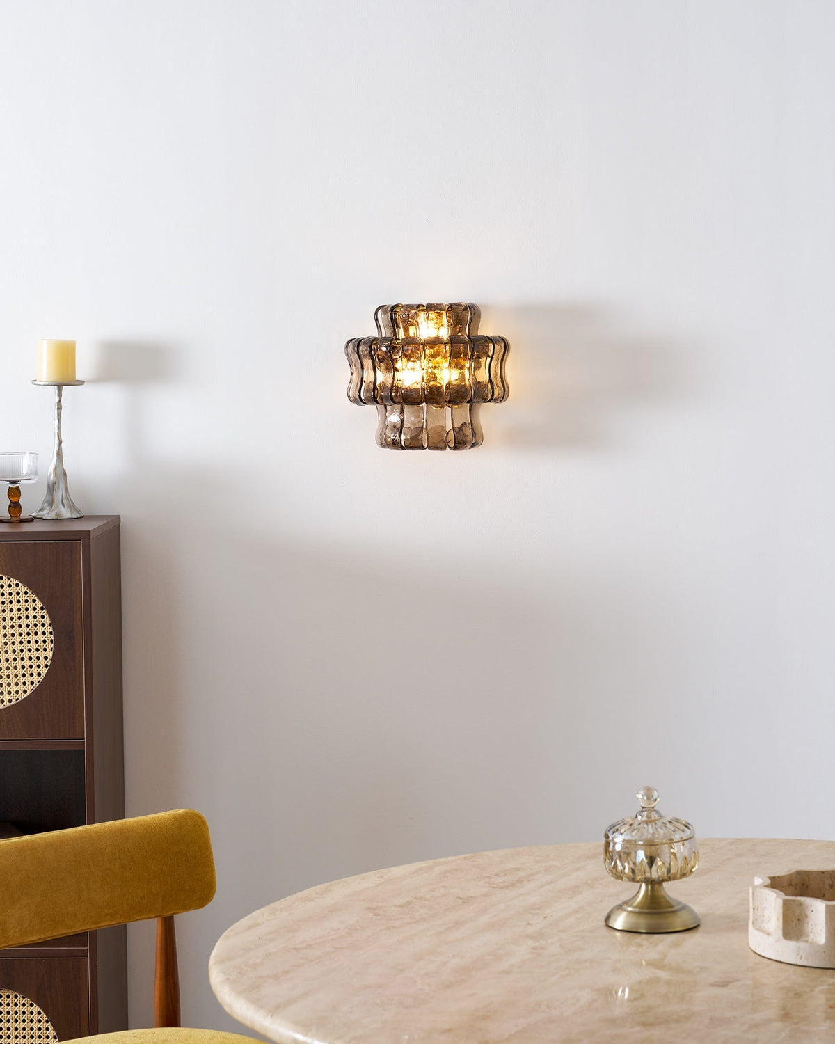 Akenaro Fluted Wall Light