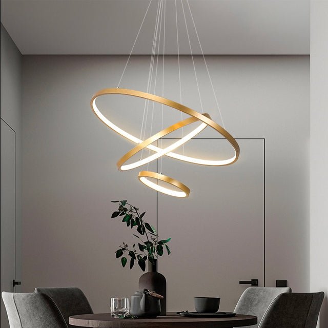 Loora Triple Circle Pendant Light