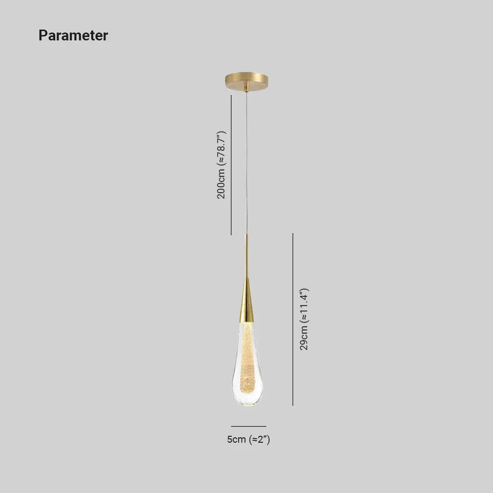Weno Teardrop Pendant Light