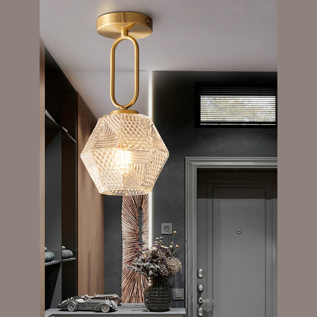 Aralilian Art Deco Ceiling Light