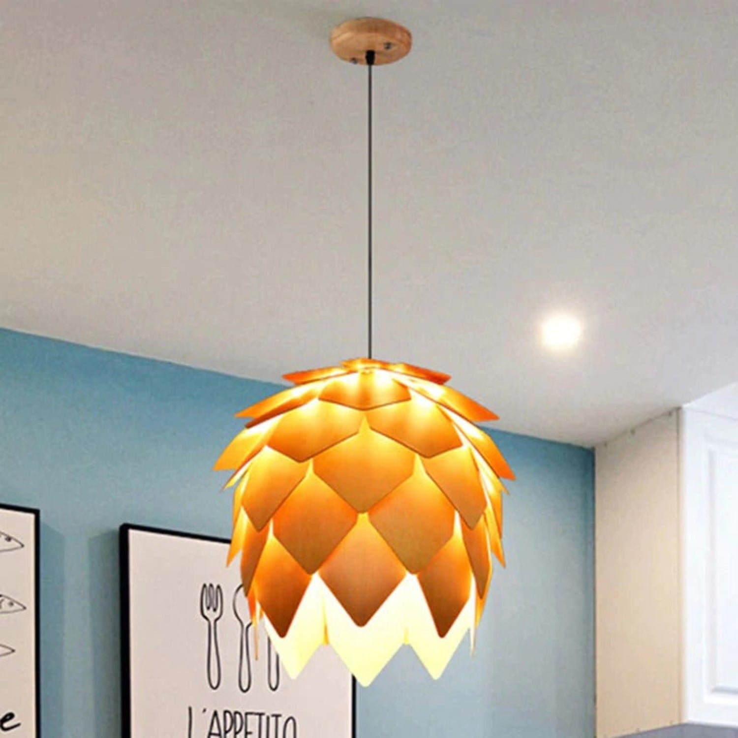 Rosa Flower Pendant Light
