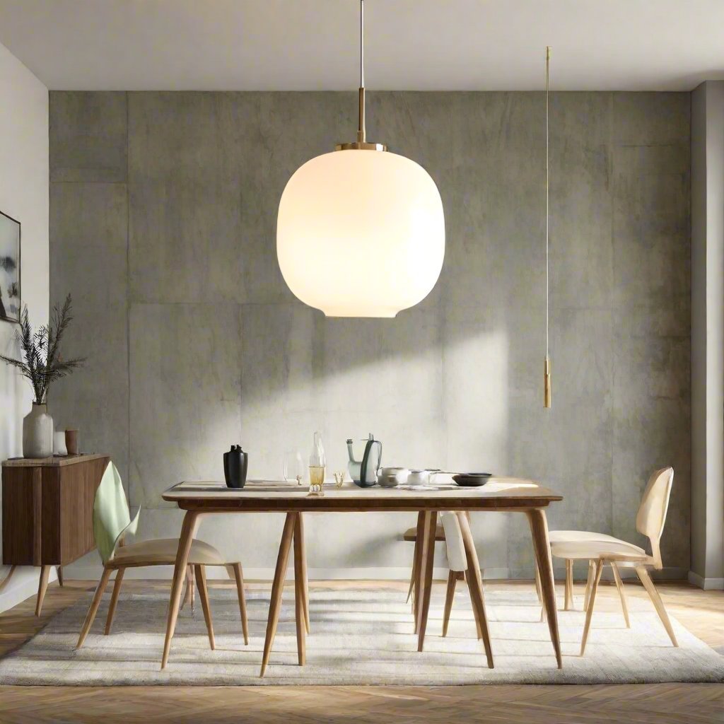 Rona Opal Glass Pendant Light