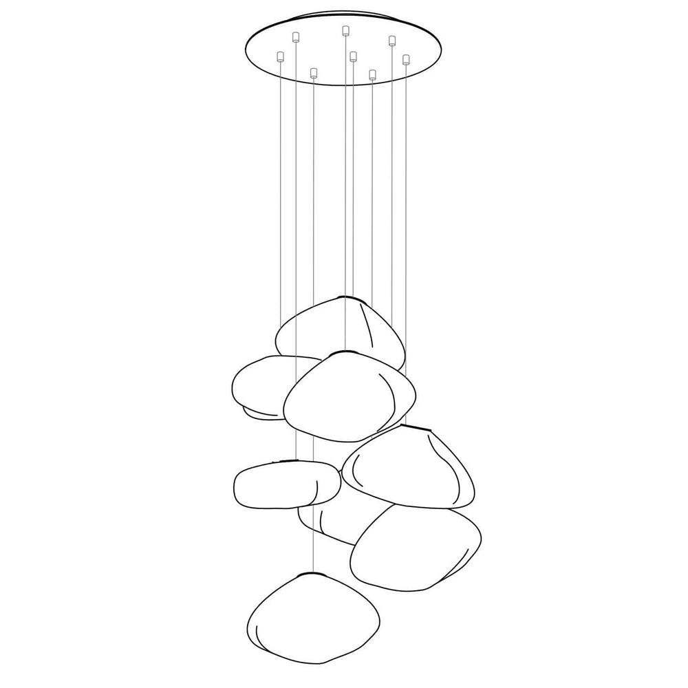 Fabel Sculptural Pendant Light