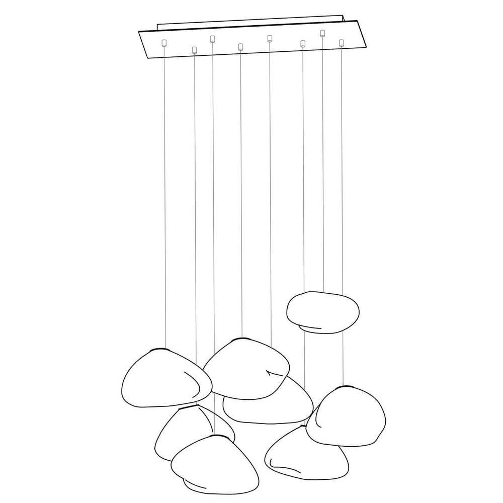 Fabel Sculptural Pendant Light