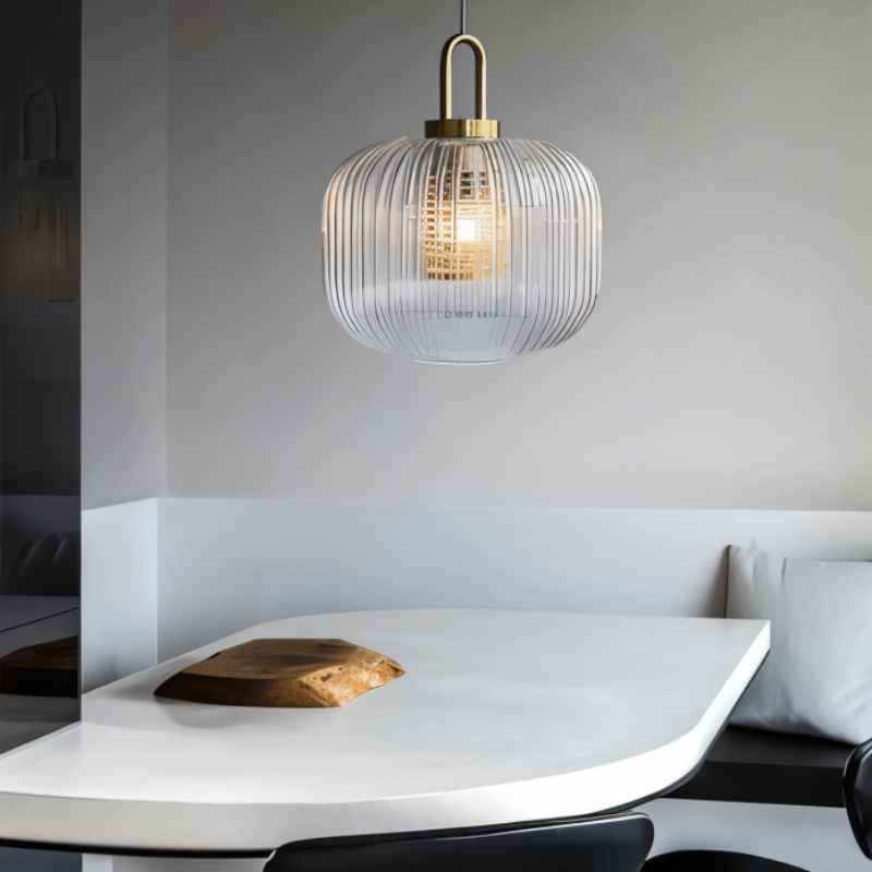 Ceroca Ribbed Pendant Light
