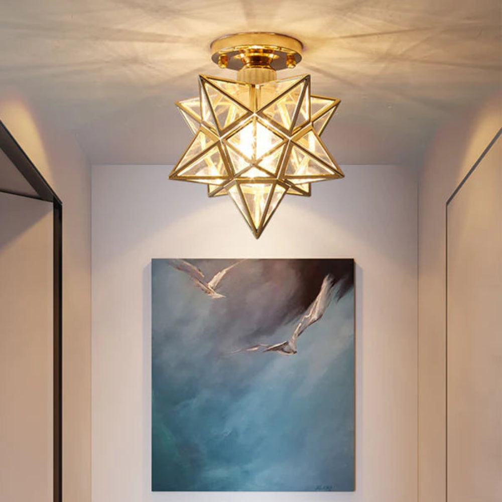 Star Shaped Ceiling Light