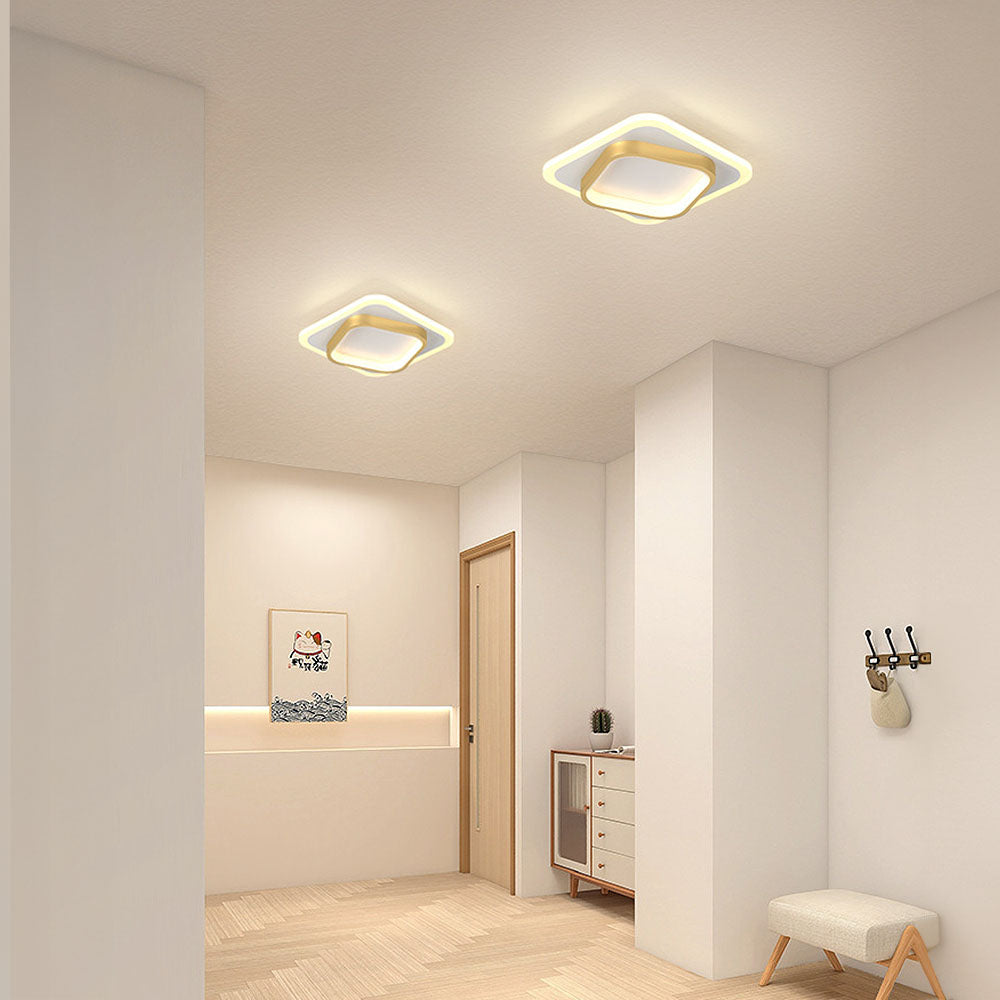 Jaxon Double Square LED Ceiling Light