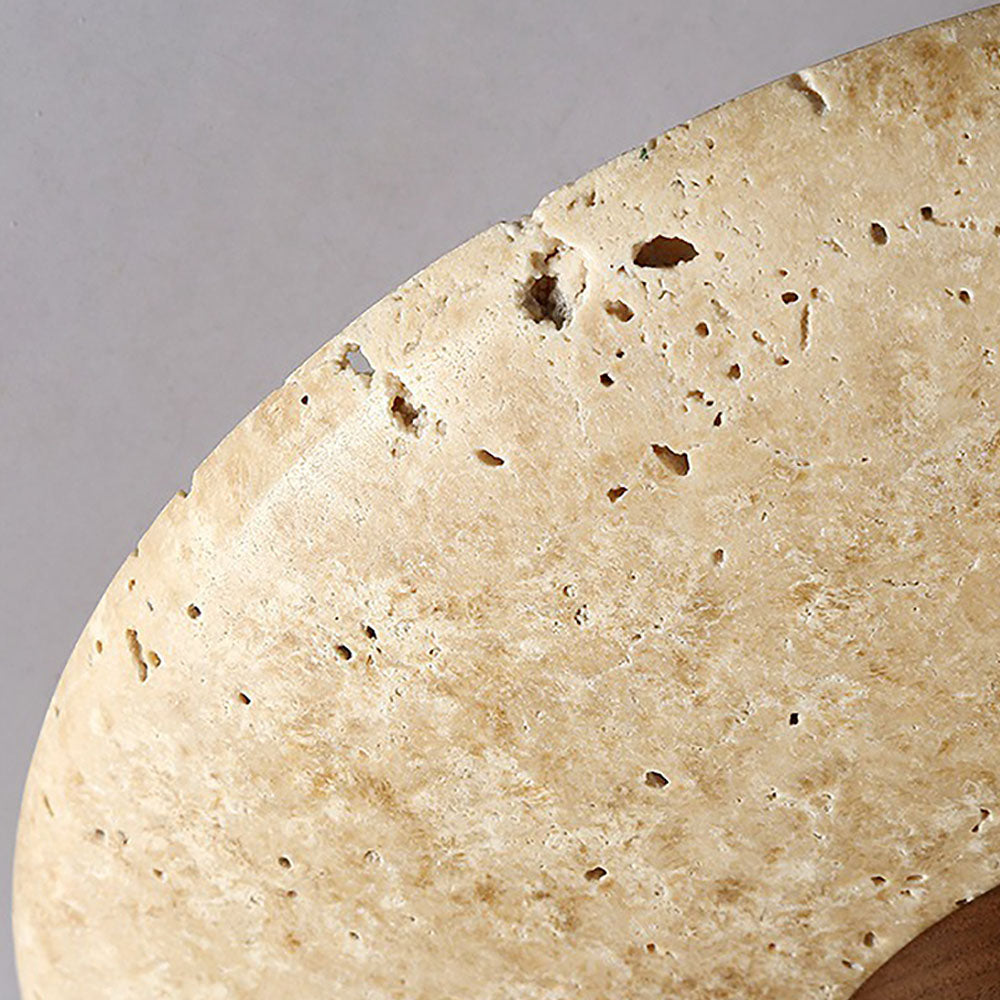 Zorvian Travertine Ceiling Light