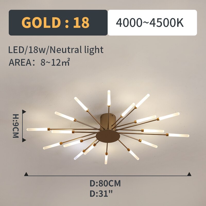 Arralessa Firework Ceiling Light