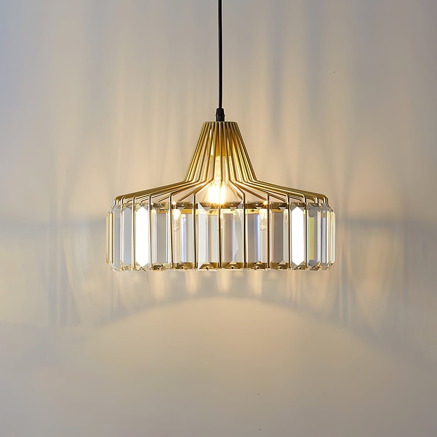 Cyo Black Crystal Pendant Light