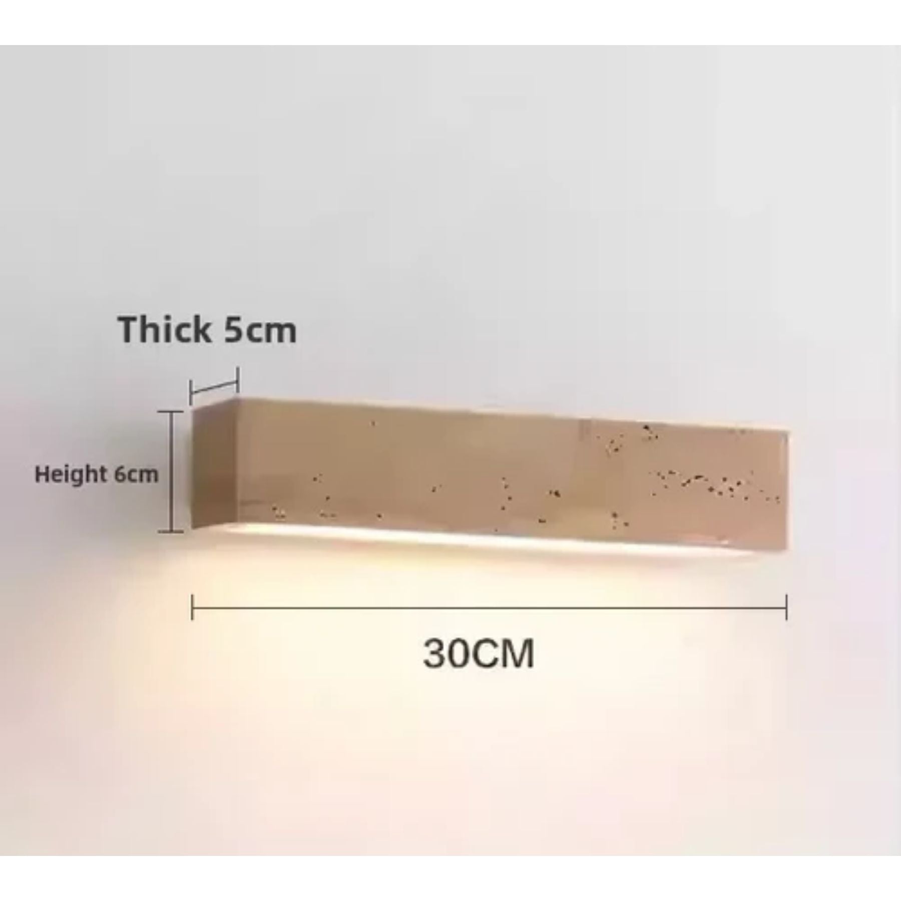 Ismuno Travertine Wall Light