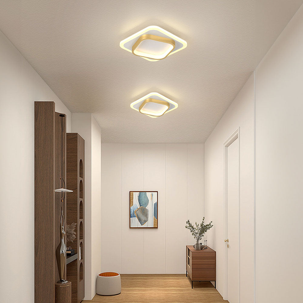 Jaxon Double Square LED Ceiling Light