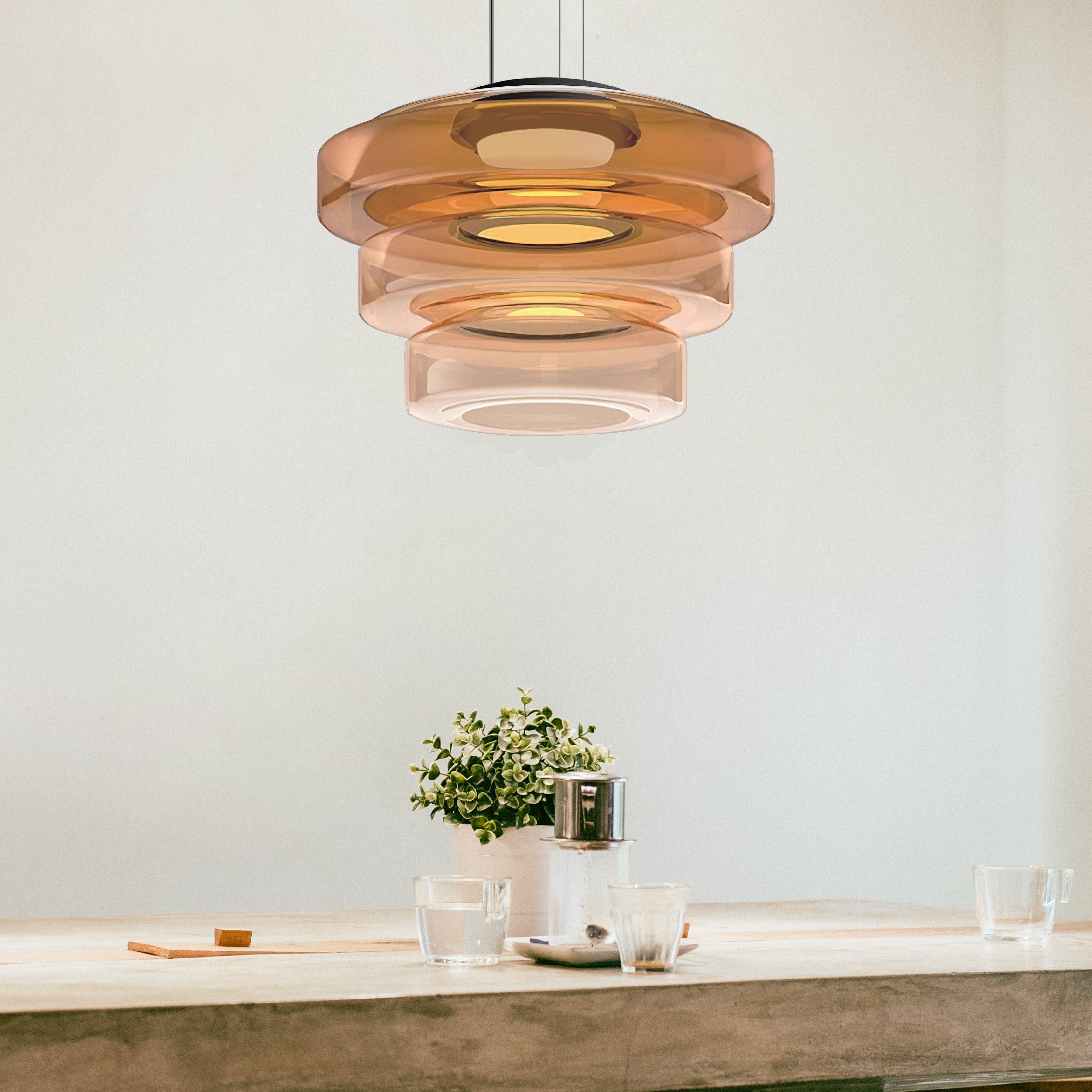Solen Layered Pendant Light