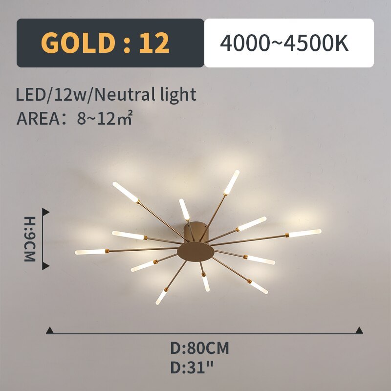 Arralessa Firework Ceiling Light